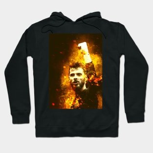 De gea fire effect Hoodie